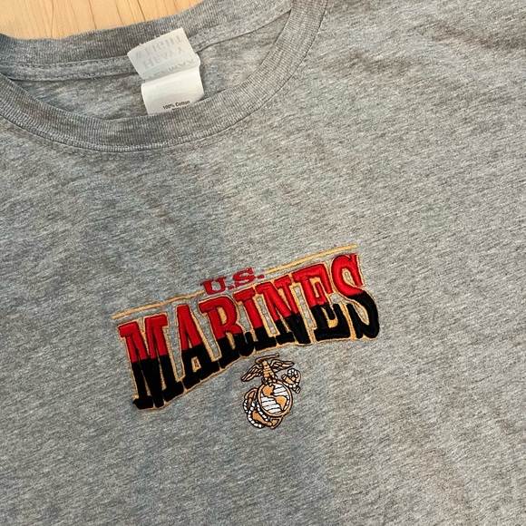 US marines vintage tee men’s size XL - Picture 2 of 3